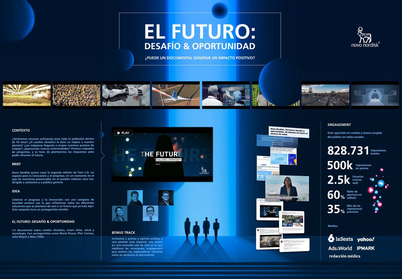 El futuro: Desafío & Oportunidad — campaña de branded content para Novo Nordisk
